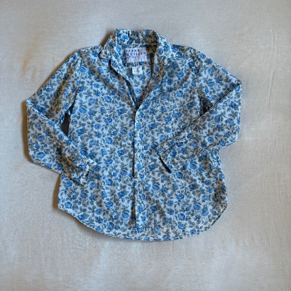 SOLD: Eileen Relaxed Button-Up Shirt by Frank & Eileen